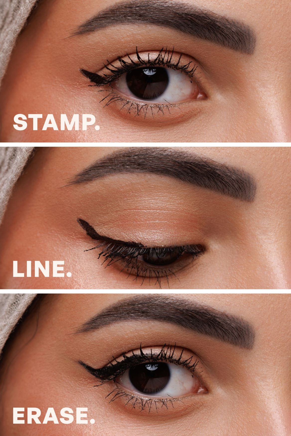 No Hassle Eyeliner Stamp Set - Black